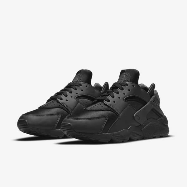 Pánské Tenisky Nike Air Huarache Černé Tmavě Šedé | NK492NUB