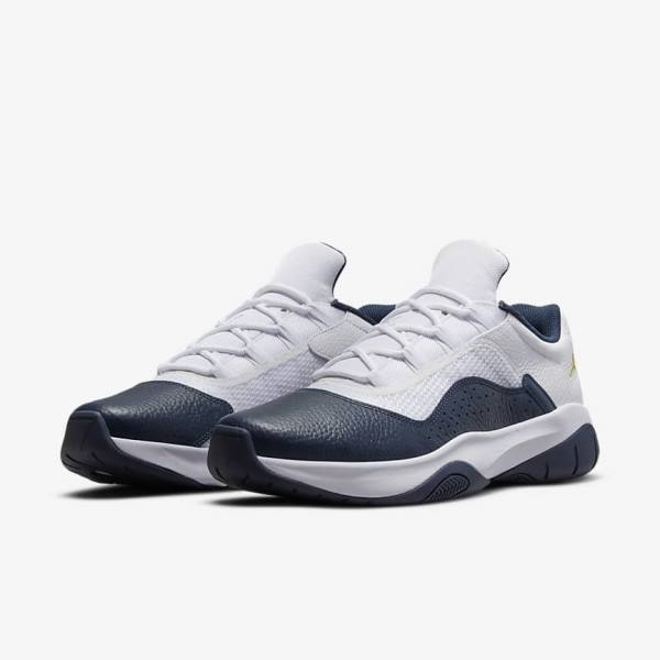 Pánské Tenisky Nike Air Jordan 11 CMFT Low Bílé Tmavě Blankyt | NK486XSE