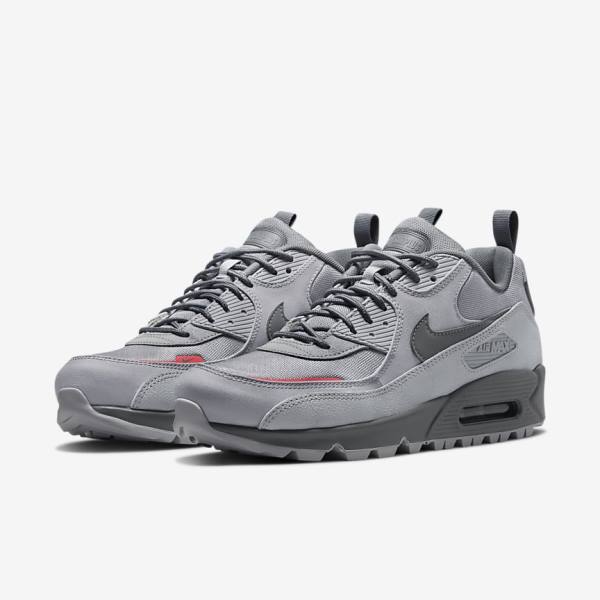 Pánské Tenisky Nike Air Max 90 Surplus Šedé Růžové Světle Blankyt Šedé | NK412EHA