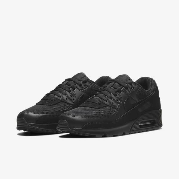 Pánské Tenisky Nike Air Max 90 Černé | NK519USB