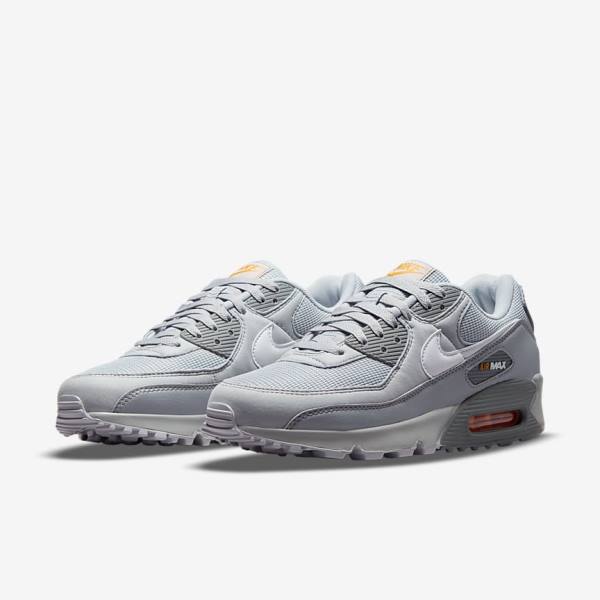 Pánské Tenisky Nike Air Max 90 Šedé Bílé | NK248XYL