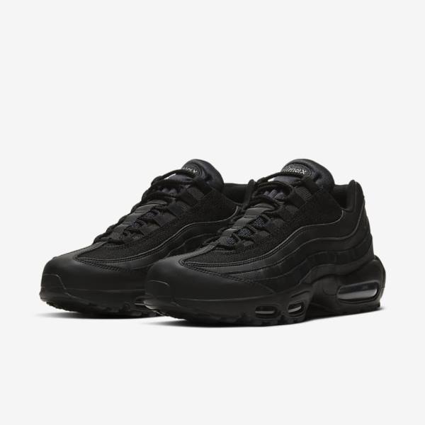 Pánské Tenisky Nike Air Max 95 Essential Černé Tmavě Šedé | NK704UIR