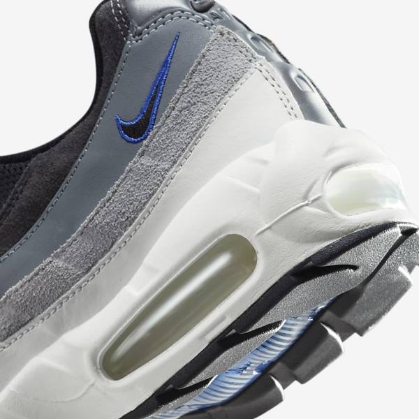 Pánské Tenisky Nike Air Max 95 Černé Tmavě Šedé Blankyt | NK197WDG