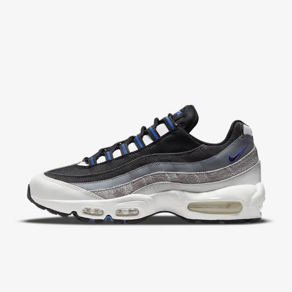 Pánské Tenisky Nike Air Max 95 Černé Tmavě Šedé Blankyt | NK197WDG