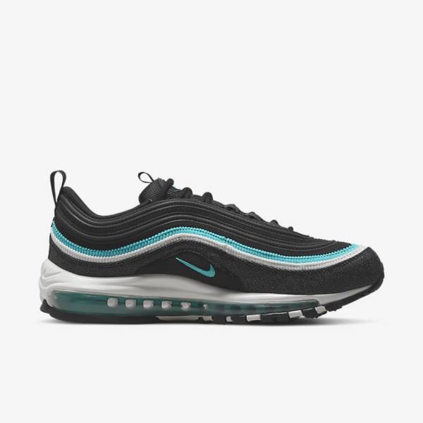 Pánské Tenisky Nike Air Max 97 SE Černé Bílé Tyrkysové | NK857QZX