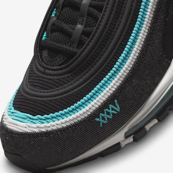 Pánské Tenisky Nike Air Max 97 SE Černé Bílé Tyrkysové | NK857QZX