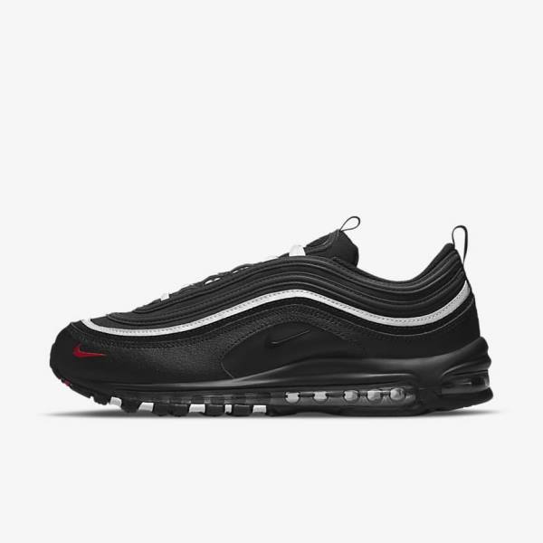 Pánské Tenisky Nike Air Max 97 Černé Červené Bílé | NK351TKV