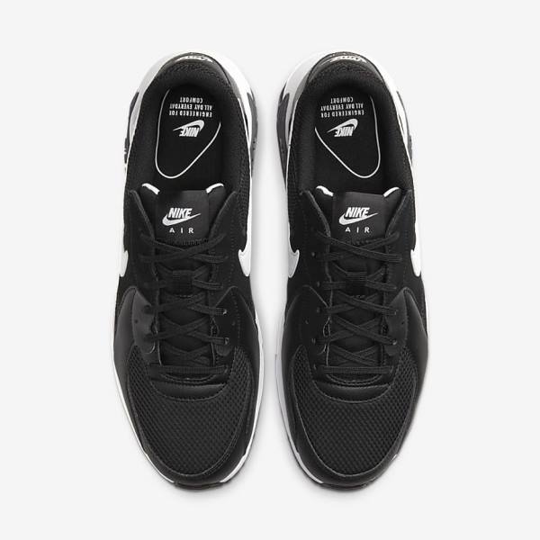 Pánské Tenisky Nike Air Max Excee Černé Tmavě Šedé Bílé | NK384ZFL