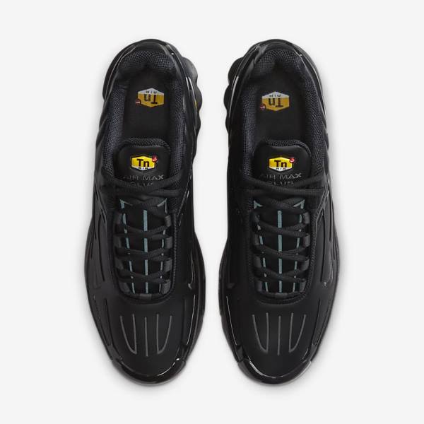 Pánské Tenisky Nike Air Max Plus 3 Læder Černé Tmavě Šedé | NK305IGF