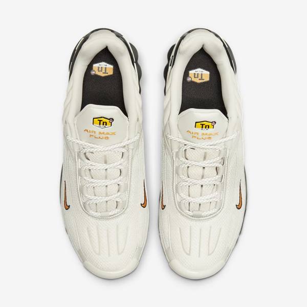 Pánské Tenisky Nike Air Max Plus 3 Světle Béžový Černé Stříbrné Zlaté | NK795RMA