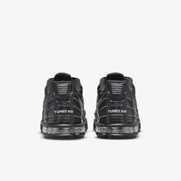 Pánské Tenisky Nike Air Max Plus 3 Černé Tmavě Šedé Bílé | NK143UTD