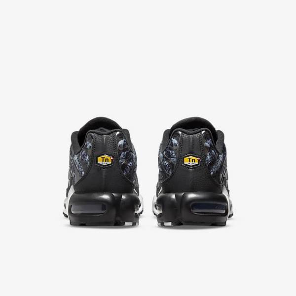 Pánské Tenisky Nike Air Max Plus Černé Bílé Tmavě Šedé Černé | NK460DFE