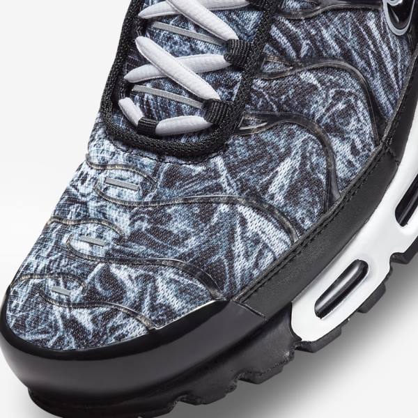 Pánské Tenisky Nike Air Max Plus Černé Bílé Tmavě Šedé Černé | NK460DFE