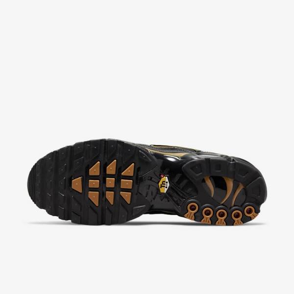 Pánské Tenisky Nike Air Max Plus Černé Hnědé Zlaté | NK809EFN