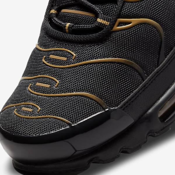 Pánské Tenisky Nike Air Max Plus Černé Hnědé Zlaté | NK809EFN