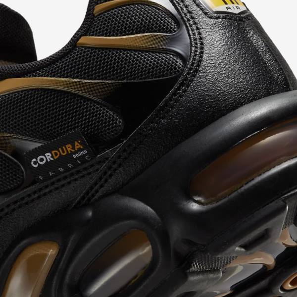 Pánské Tenisky Nike Air Max Plus Černé Hnědé Zlaté | NK809EFN