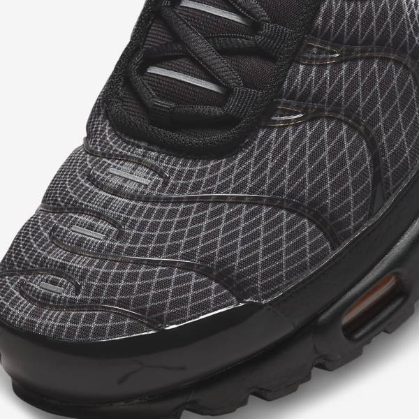 Pánské Tenisky Nike Air Max Plus Černé Oranžové Šedé Bílé | NK627WSY