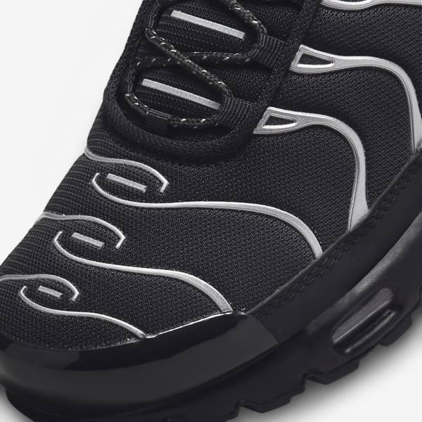 Pánské Tenisky Nike Air Max Plus Černé Zelene Metal Stříbrné Černé | NK716KDS