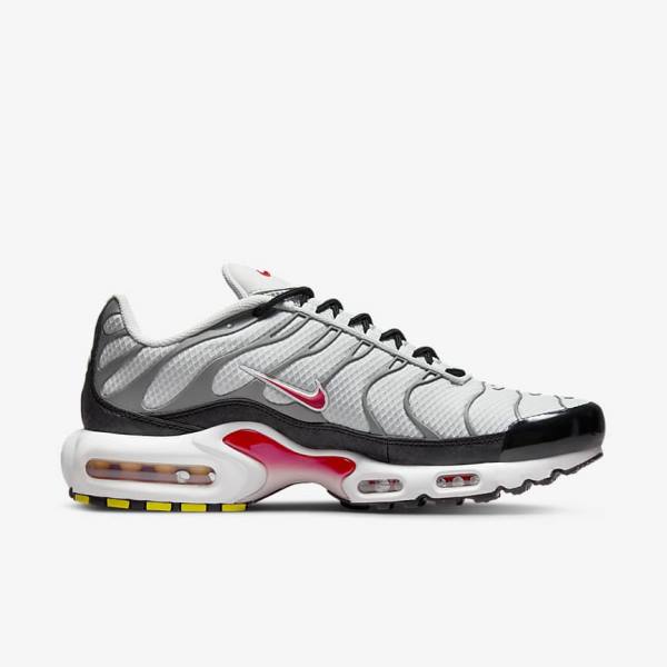 Pánské Tenisky Nike Air Max Plus Šedé Černé Červené | NK537VQU