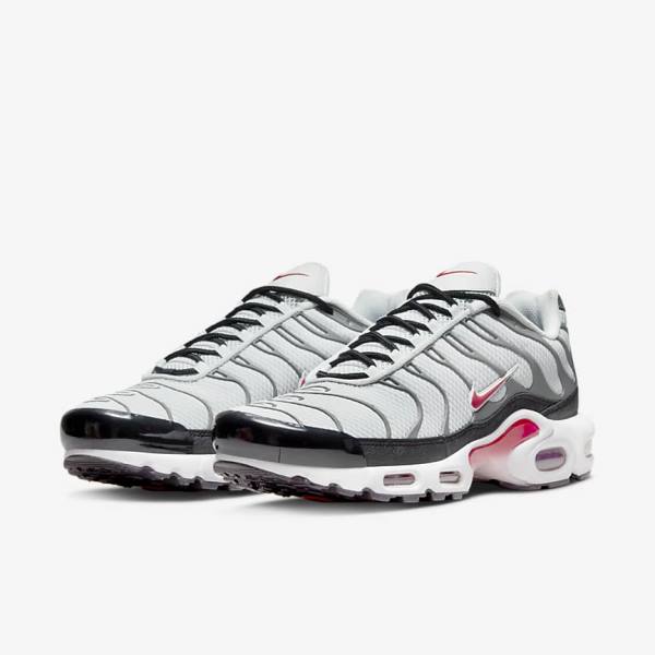 Pánské Tenisky Nike Air Max Plus Šedé Černé Červené | NK537VQU