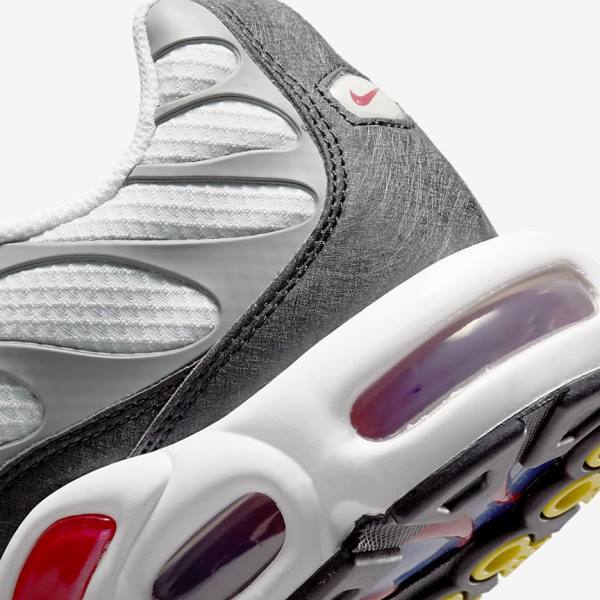 Pánské Tenisky Nike Air Max Plus Šedé Černé Červené | NK537VQU