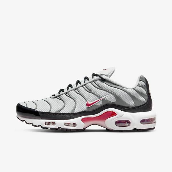 Pánské Tenisky Nike Air Max Plus Šedé Černé Červené | NK537VQU