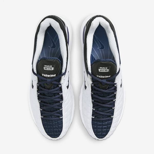 Pánské Tenisky Nike Air Max Tailwind V SP Bílé Tmavě Blankyt Černé Tmavě Blankyt | NK547VQT