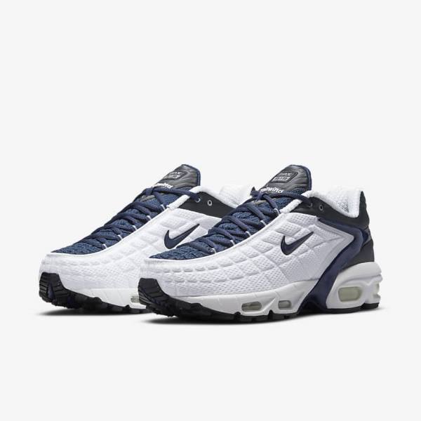 Pánské Tenisky Nike Air Max Tailwind V SP Bílé Tmavě Blankyt Černé Tmavě Blankyt | NK547VQT