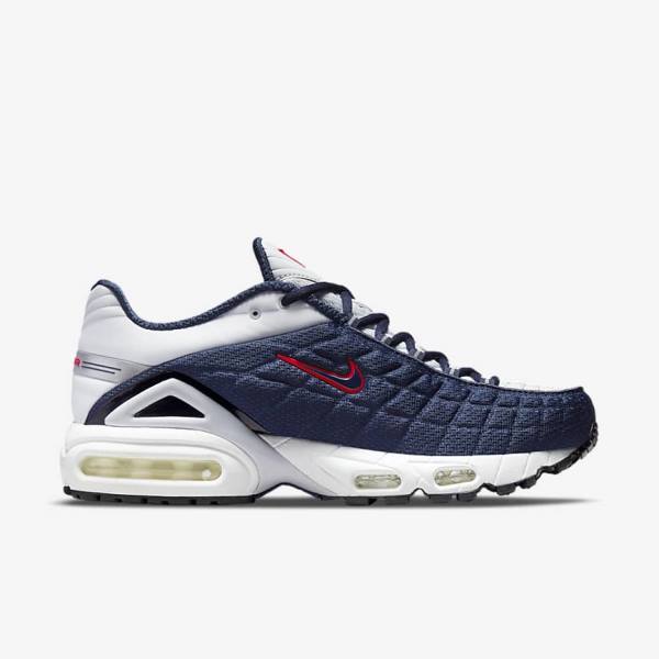 Pánské Tenisky Nike Air Max Tailwind V SP Tmavě Blankyt Platina Bílé Červené | NK701BQN