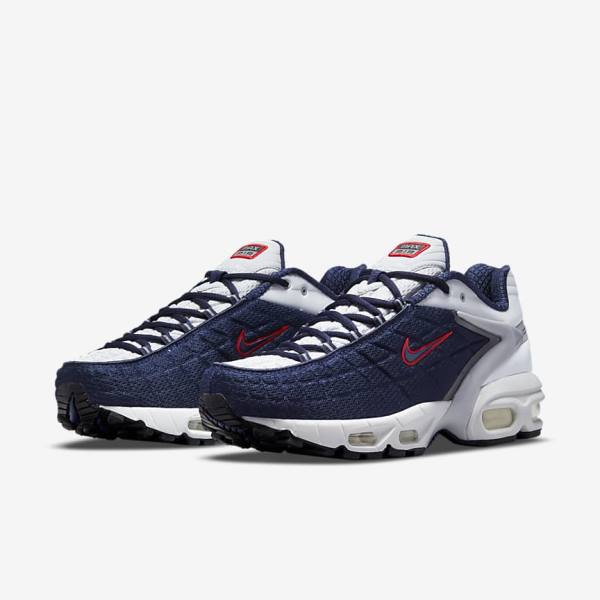 Pánské Tenisky Nike Air Max Tailwind V SP Tmavě Blankyt Platina Bílé Červené | NK701BQN