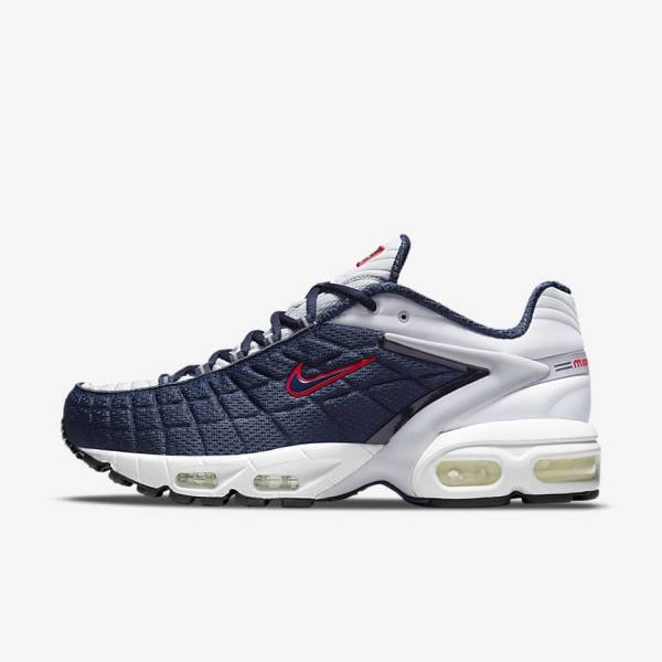 Pánské Tenisky Nike Air Max Tailwind V SP Tmavě Blankyt Platina Bílé Červené | NK701BQN