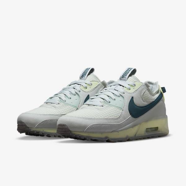 Pánské Tenisky Nike Air Max Terrascape 90 Šedé Světle Zelene Tmavě Tyrkysové Zelene | NK123XZO