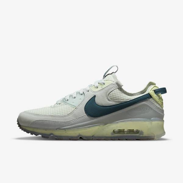 Pánské Tenisky Nike Air Max Terrascape 90 Šedé Světle Zelene Tmavě Tyrkysové Zelene | NK123XZO