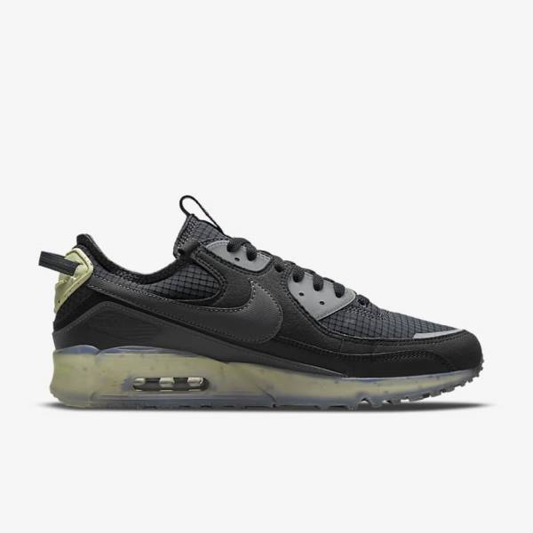 Pánské Tenisky Nike Air Max Terrascape 90 Černé Světle Zelene Tmavě Šedé | NK638AEK