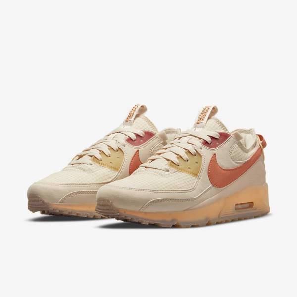 Pánské Tenisky Nike Air Max Terrascape 90 Bílé Oranžové Růžové Žluté | NK823WRB