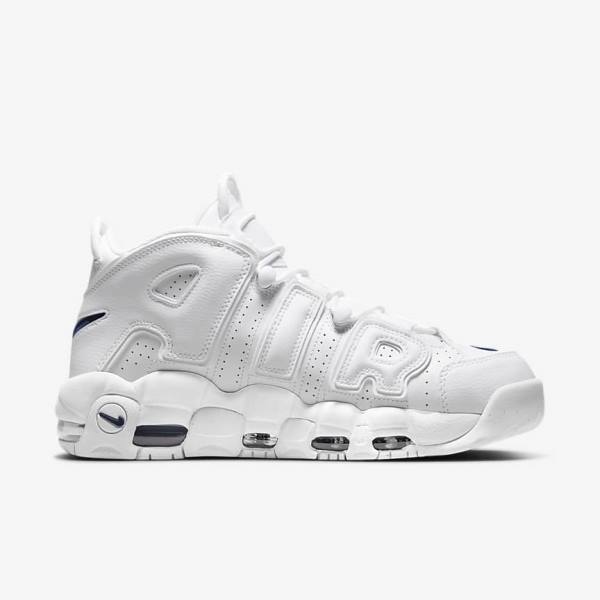 Pánské Tenisky Nike Air More Uptempo 96 Bílé Tmavě Blankyt | NK408OLD