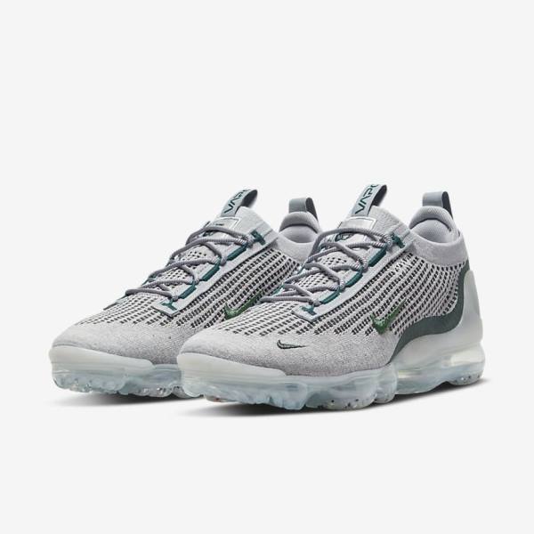 Pánské Tenisky Nike Air VaporMax 2021 FK SE Světle Béžový Metal Stříbrné Tmavě Tyrkysové | NK795ART