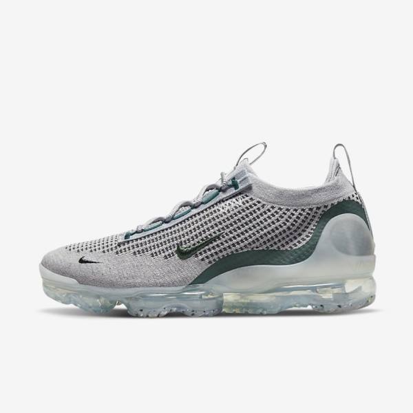 Pánské Tenisky Nike Air VaporMax 2021 FK SE Světle Béžový Metal Stříbrné Tmavě Tyrkysové | NK795ART