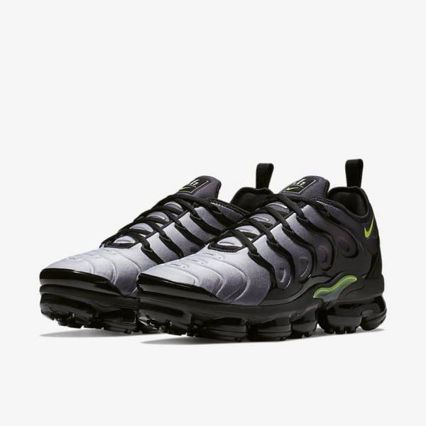 Pánské Tenisky Nike Air VaporMax Plus Černé Bílé | NK374SEF