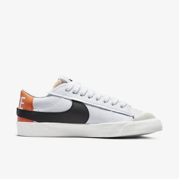 Pánské Tenisky Nike Blazer Low 77 Jumbo Bílé Oranžové Černé | NK872DPZ