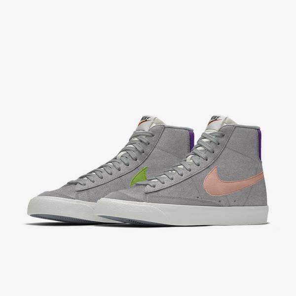 Pánské Tenisky Nike Blazer Mid By You Custom Viacfarebný | NK381NWX