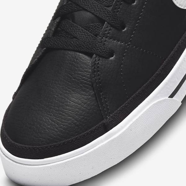 Pánské Tenisky Nike Court Legacy Černé Bílé | NK401NCY