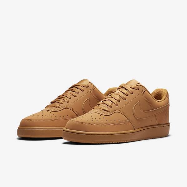 Pánské Tenisky Nike Court Vision Low Hnědé | NK912TJW