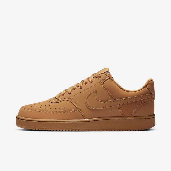 Pánské Tenisky Nike Court Vision Low Hnědé | NK912TJW