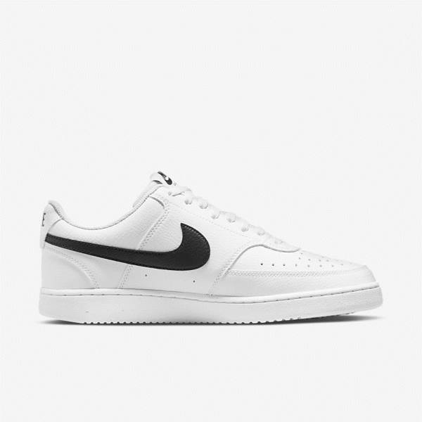 Pánské Tenisky Nike Court Vision Low Next Nature Bílé Černé | NK682HXA