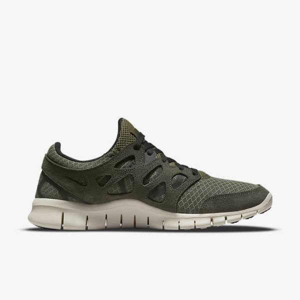 Pánské Tenisky Nike Free Run 2 Olivy Zelené Černé | NK475UNV