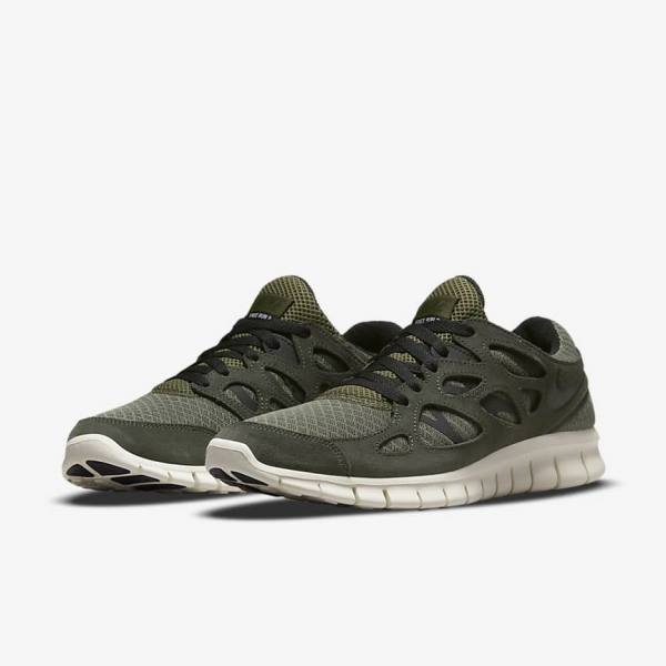 Pánské Tenisky Nike Free Run 2 Olivy Zelené Černé | NK475UNV