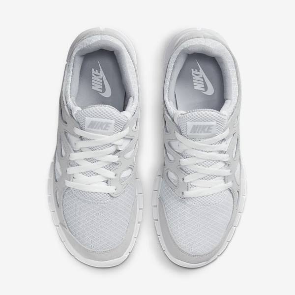 Pánské Tenisky Nike Free Run 2 Šedé Bílé Platina | NK317BXM