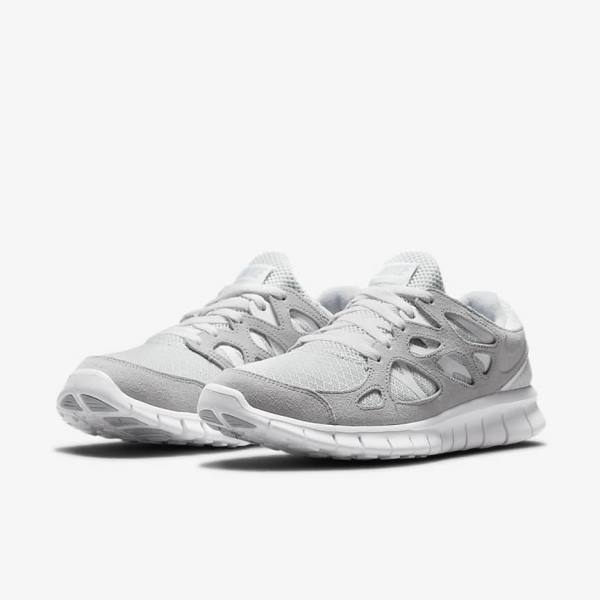 Pánské Tenisky Nike Free Run 2 Šedé Bílé Platina | NK317BXM