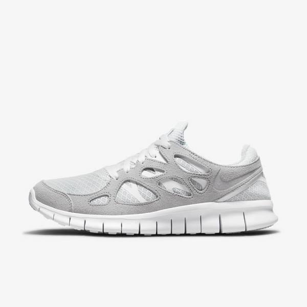 Pánské Tenisky Nike Free Run 2 Šedé Bílé Platina | NK317BXM